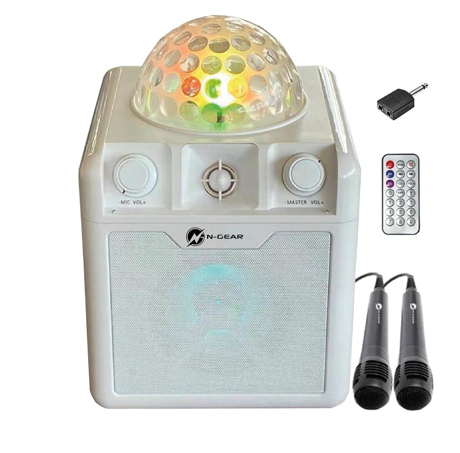 Portable/Bluetooth Speakers - N-Gear Disco Block 410 - White - DISCOBLOCK410W