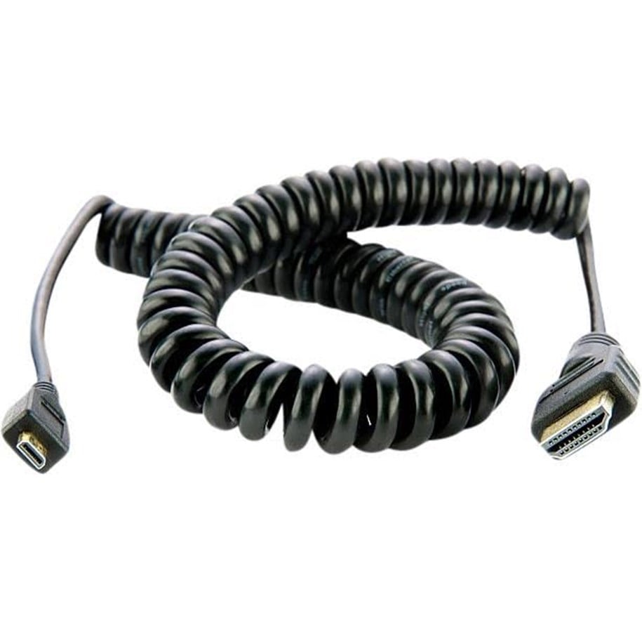 Display Kabel - Atomos Coiled -Micro to Full HDMI 50cm - ATOMCAB014