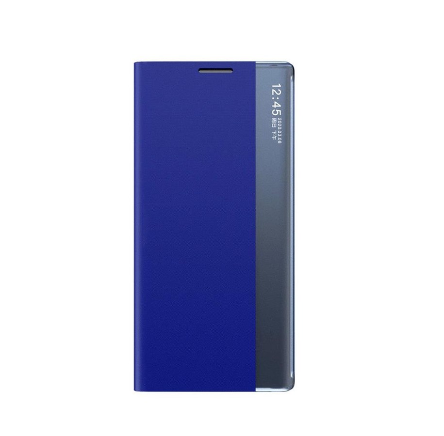 Handys - Cover & Cases - Hurtel New Sleep View Case with Flap and Stand for Samsung Galaxy A35 - Blue - 5907769360763