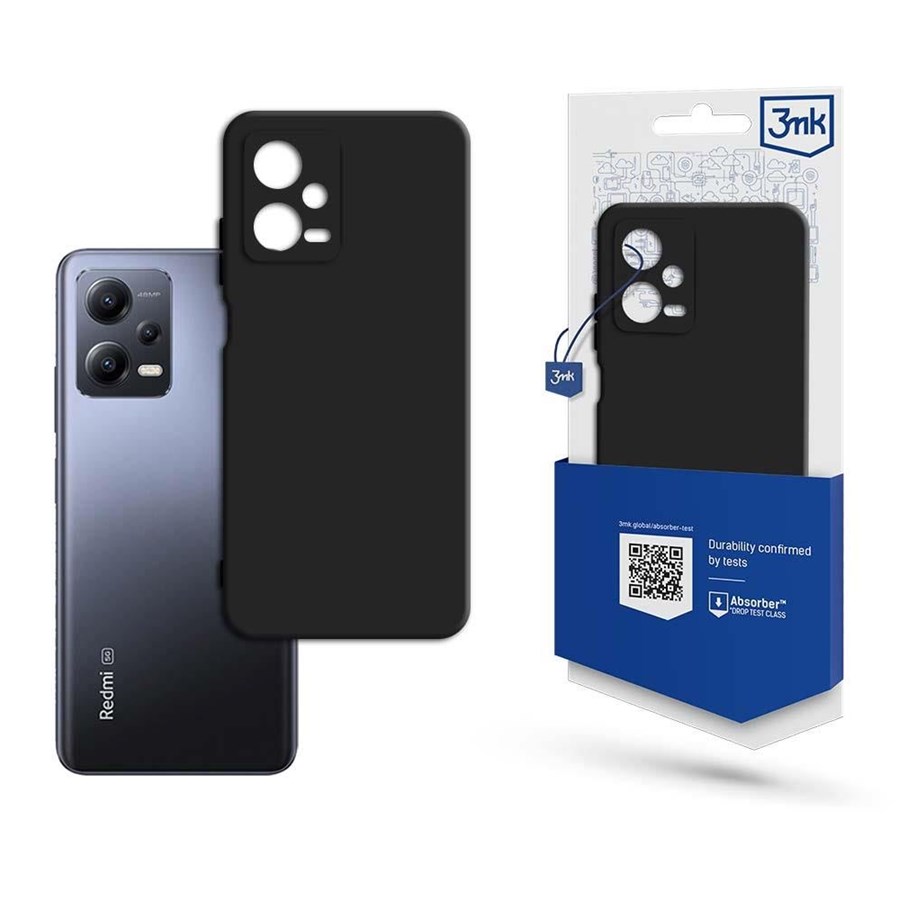 Handys - Cover & Cases - 3mk Case for Xiaomi Redmi Note 12 5G / Poco X5 5G Series  Matt Case - Black - 5903108497138