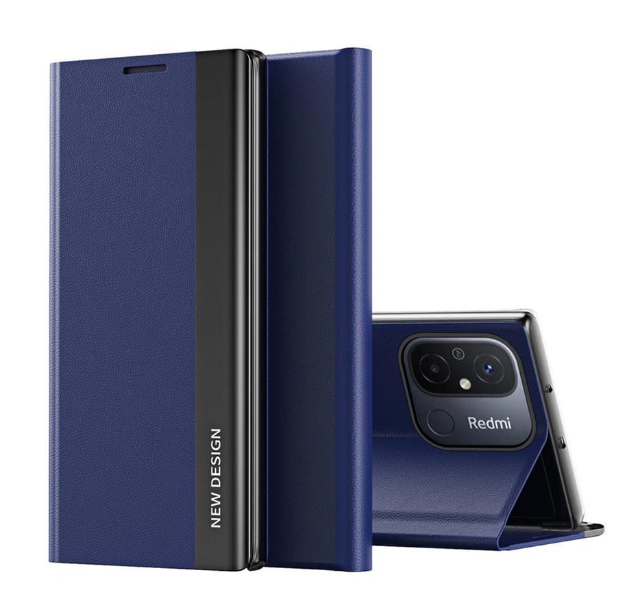 Handys - Cover & Cases - Hurtel Sleep Case Pro case for Xiaomi Redmi Note 12 Pro+ with Flip Stand Blue - 9145576275702