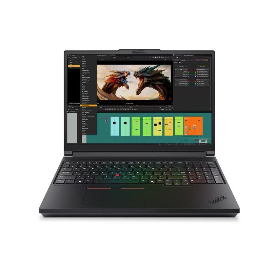 Laptops - Lenovo ThinkPad P16 Gen 3 - AI Workstation - 16" - Intel Core Ultra 9 - 275HX - 96 GB RAM - 1 TB SSD - 5G upgradable - German - 21RQ003QGE
