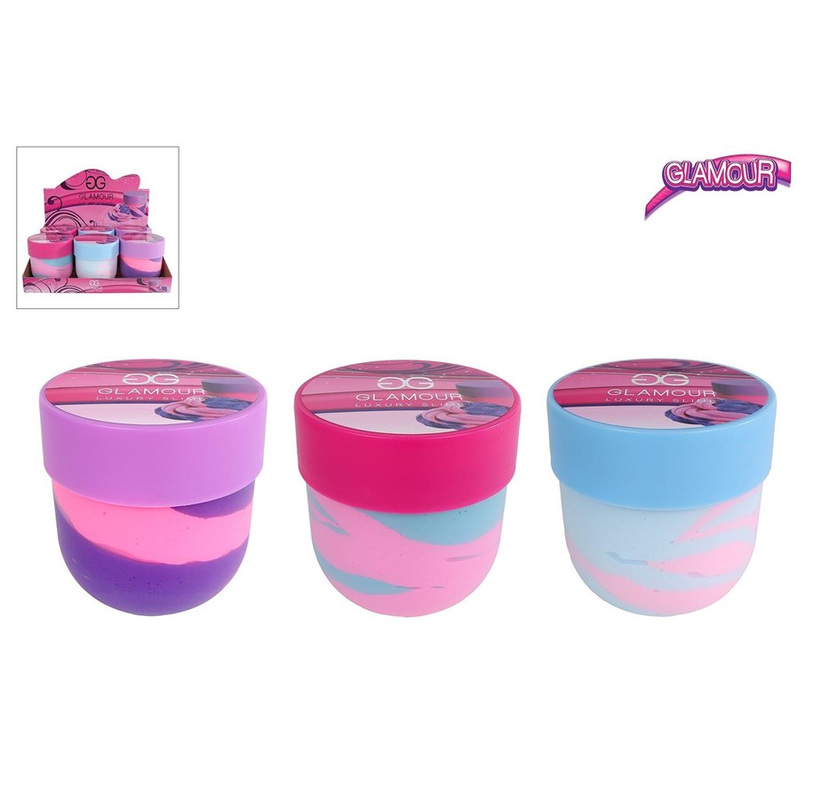 Spielzeug - Trend Toys Butter Putty In Jar 500ml 3 asst. 10.5cm. CDU - 201065