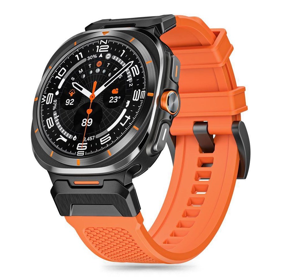 Smartwatch - Accessories - Tech-Protect Delta Pro Strap for Samsung Galaxy Watch Ultra (47mm) - Orange - 5906302376391