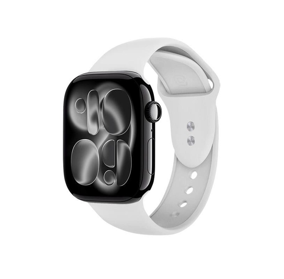 Smartwatch - Accessories - CRONG Liquid - Apple Watch Band 44/45/46/49 mm - White - CRG-44LQB-WHI