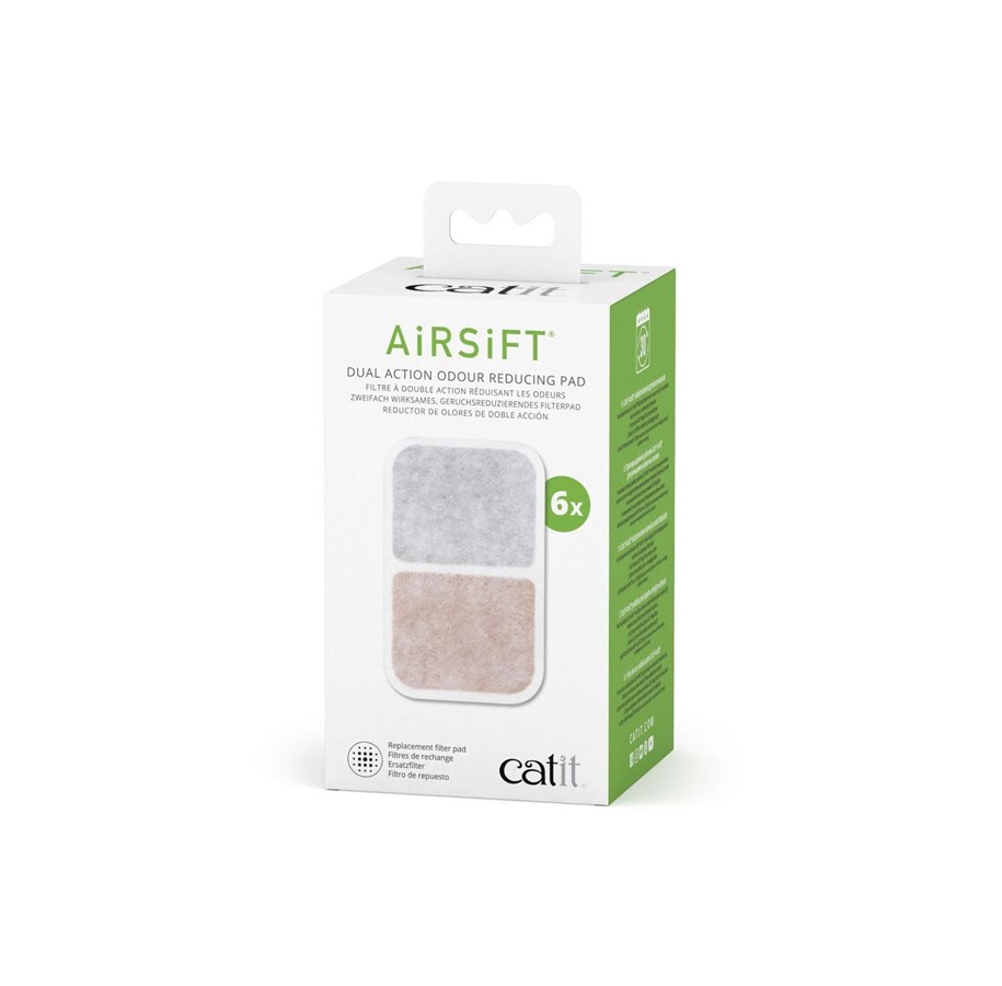 Katzen - Catit AIRSIFT Dual Action Filterkassette 6 stk. - 44312