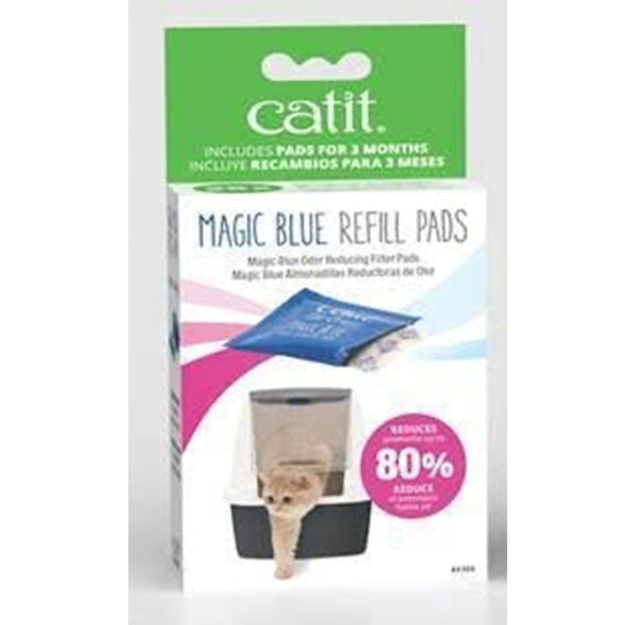 Katzen - Catit Magic Blue Refill 6 pads - 44306W