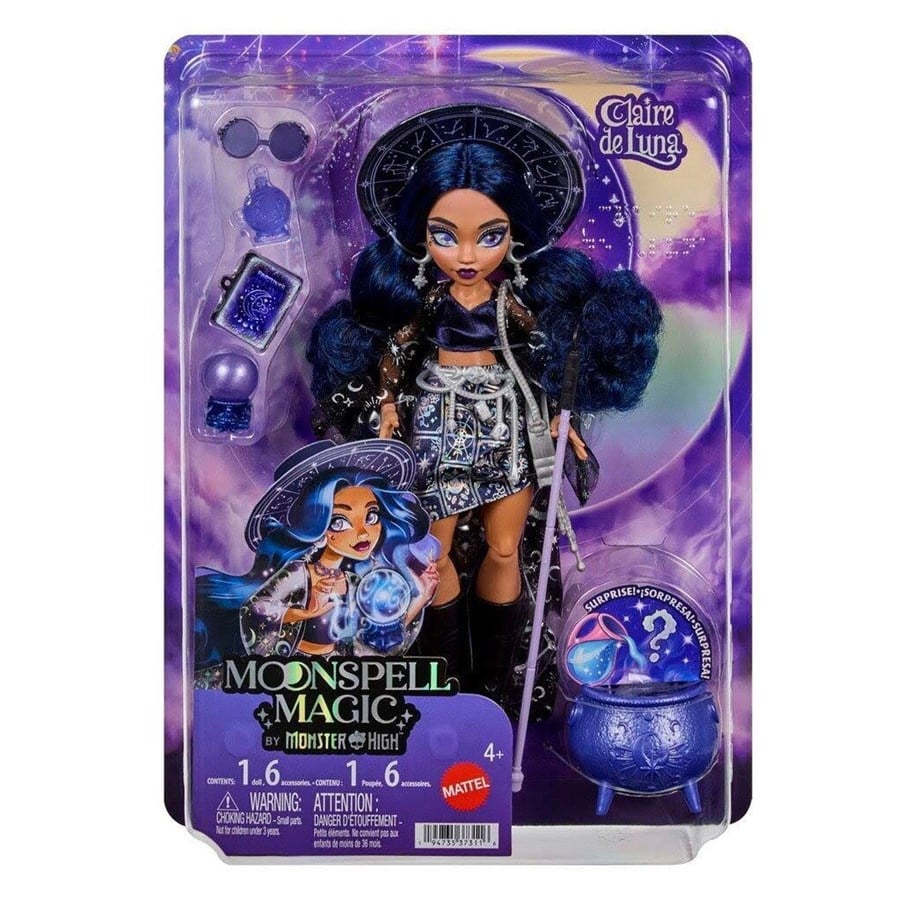 Dolls & Accessories - Monster High Moonspell Magic Claire - JMB89