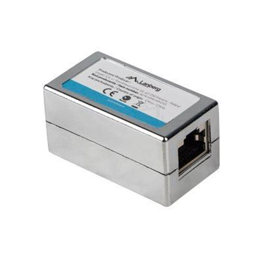 Netzwerk - Kabel - Lanberg network coupler - silver - Silber - AD-RJ45-RJ45-OS5