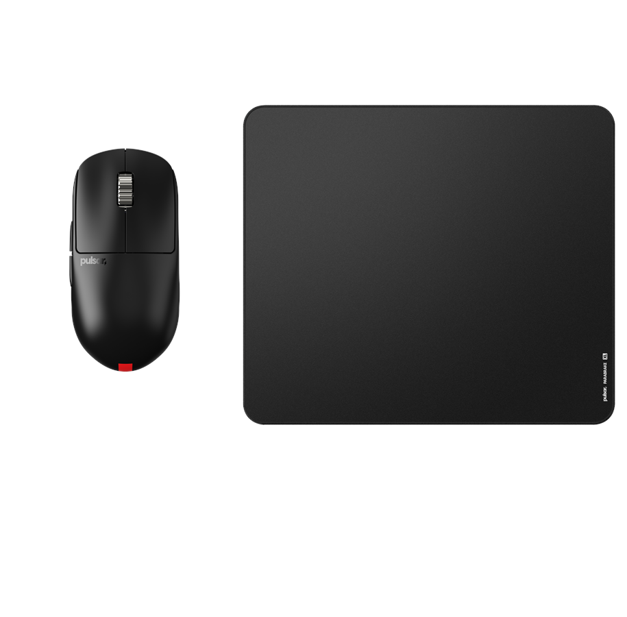 Maus - Pulsar Bundle - X2H v3 eS Mini + ParaBrake XL v2 Mousepad - Gaming Maus (Schwarz) - 8501017