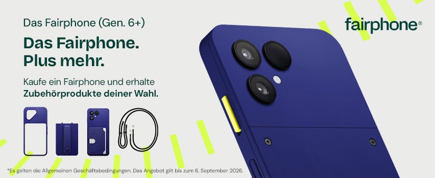 Fairphone (Gen. 6+) Einführungsaktion - Proshop