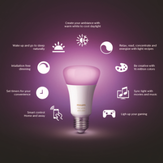 Philips Hue Bulbs color