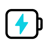 EcoFlow Symbol für schnelles Laden