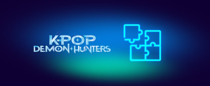 K-Pop Demon Hunters Puzzle – offizielles Netflix Merchandise für Kinder und Familien